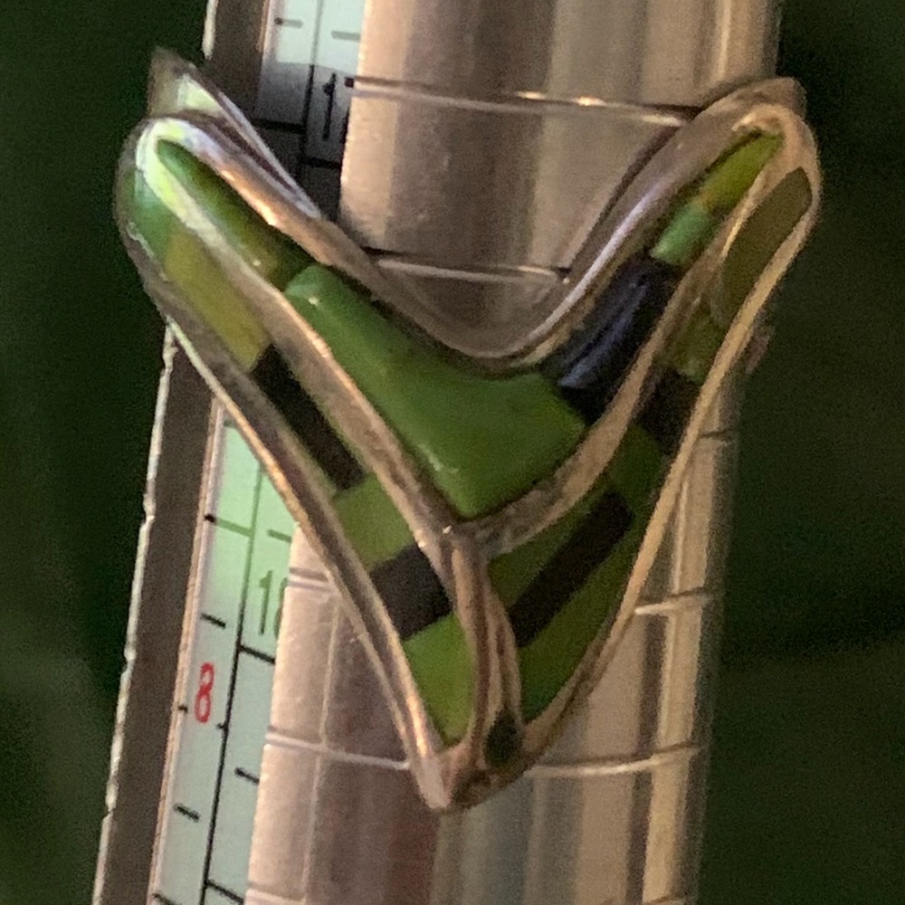 Jay King DTR Sterling Turquoise & Onyx Inlay Ring